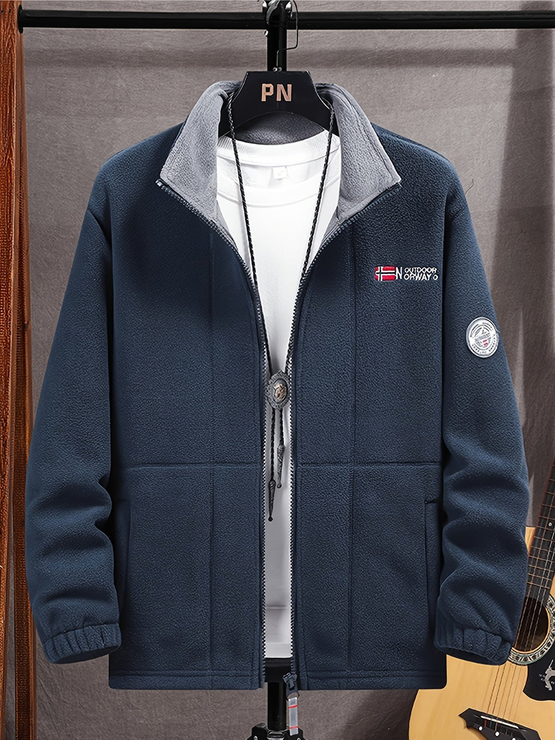 Veste zippée à col montant | By Old Money