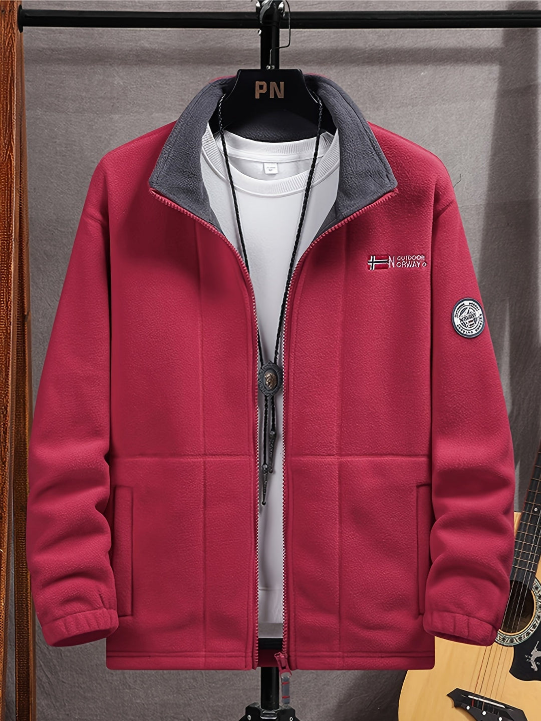 Veste zippée à col montant | By Old Money