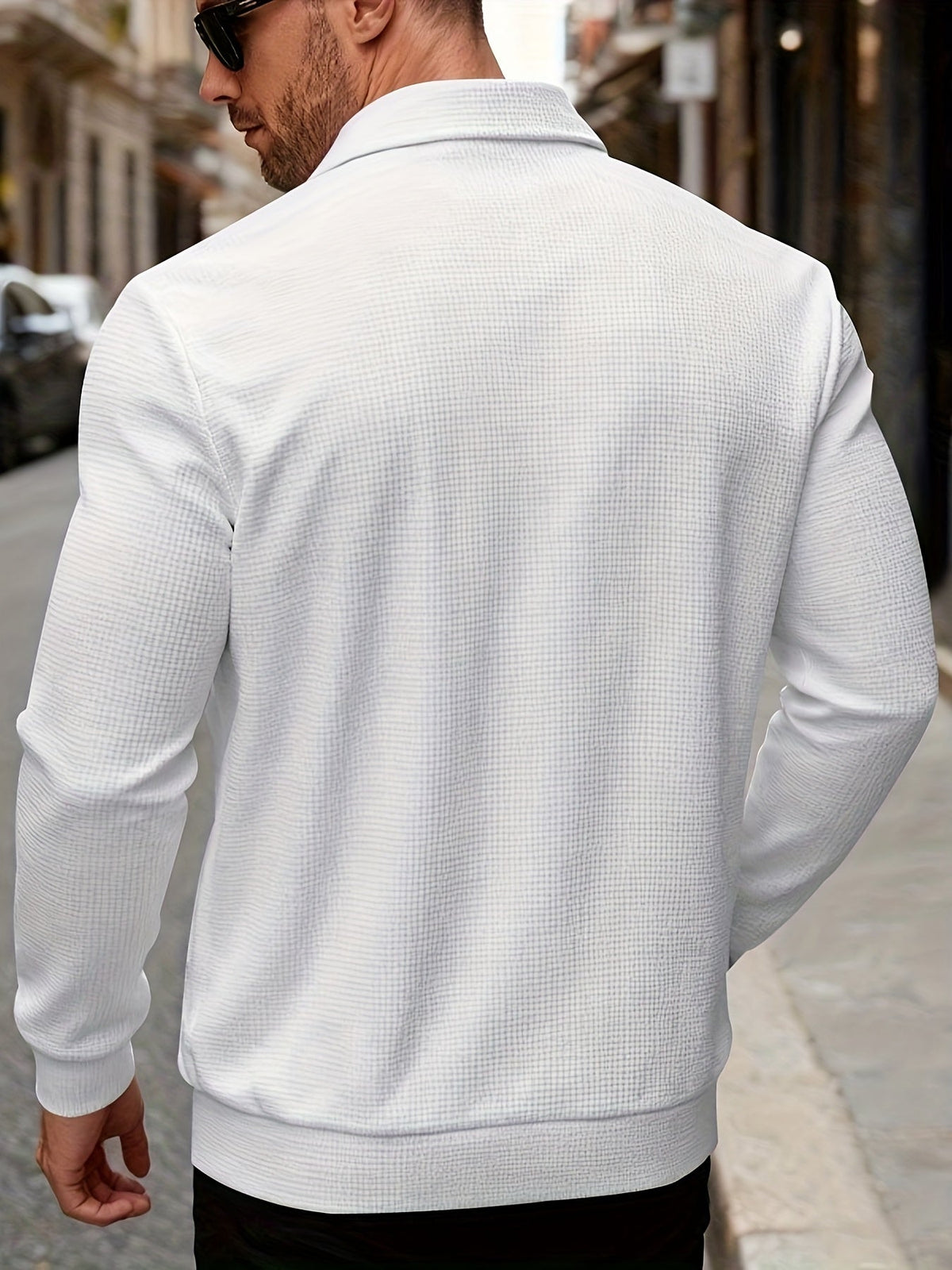 Veste zippée texturée, vue 9