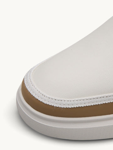 Mocassins en cuir plateforme