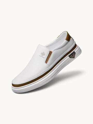 Mocassins en cuir plateforme