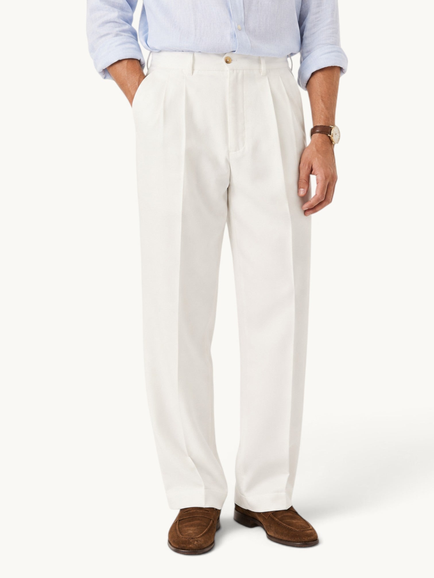 Pantalon habillé à pinces